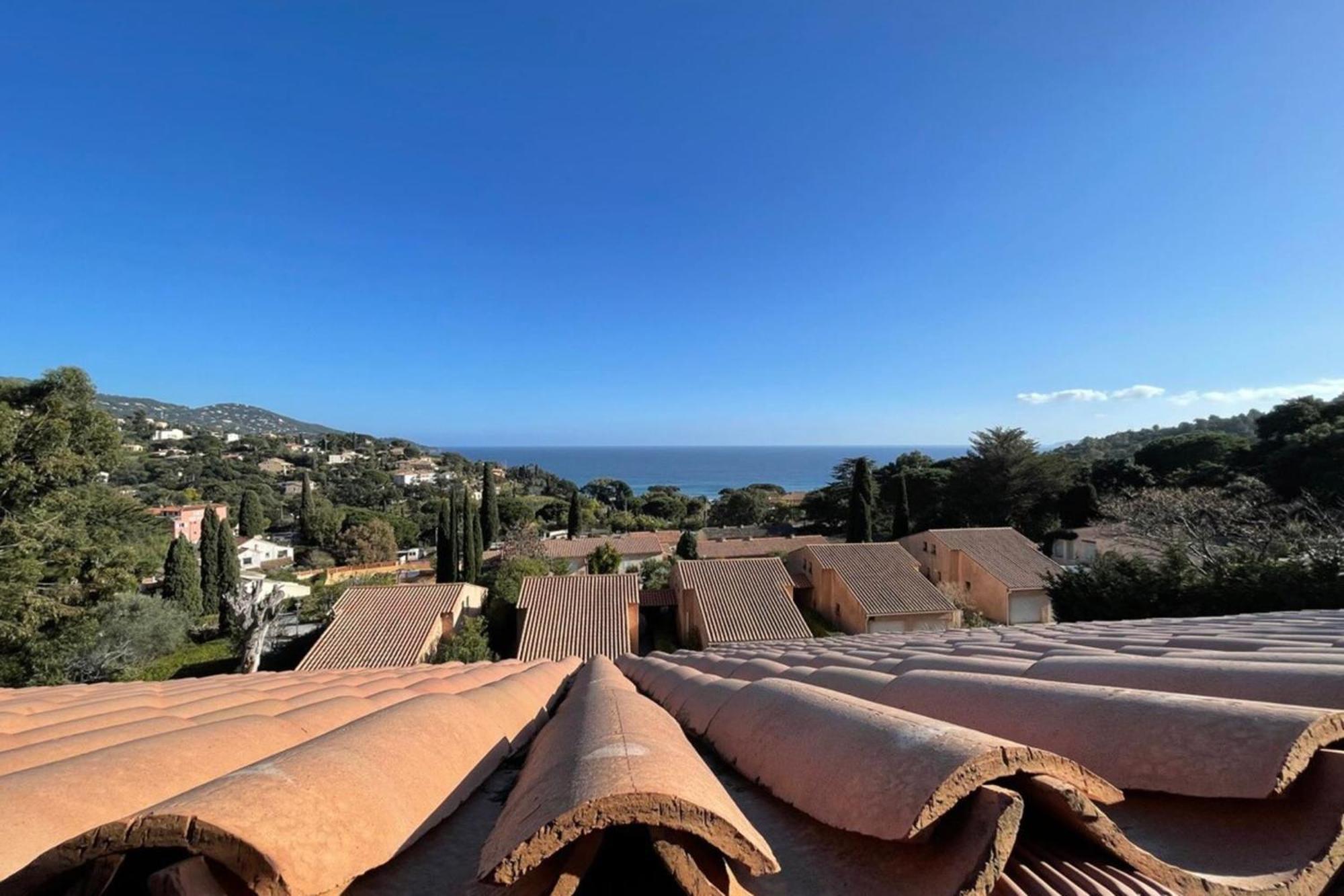 Duplex In Pramousquier - Sea View Apartment Le Lavandou Luaran gambar